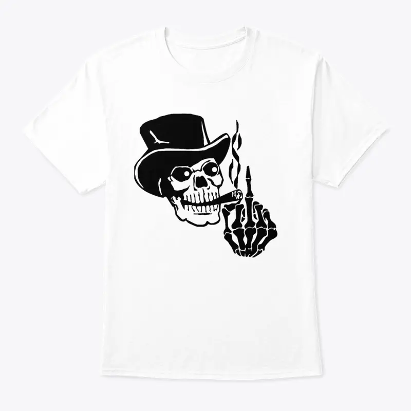 Skull Middle Finger Weed